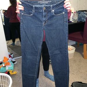 Size 8 American eagle blue jeans